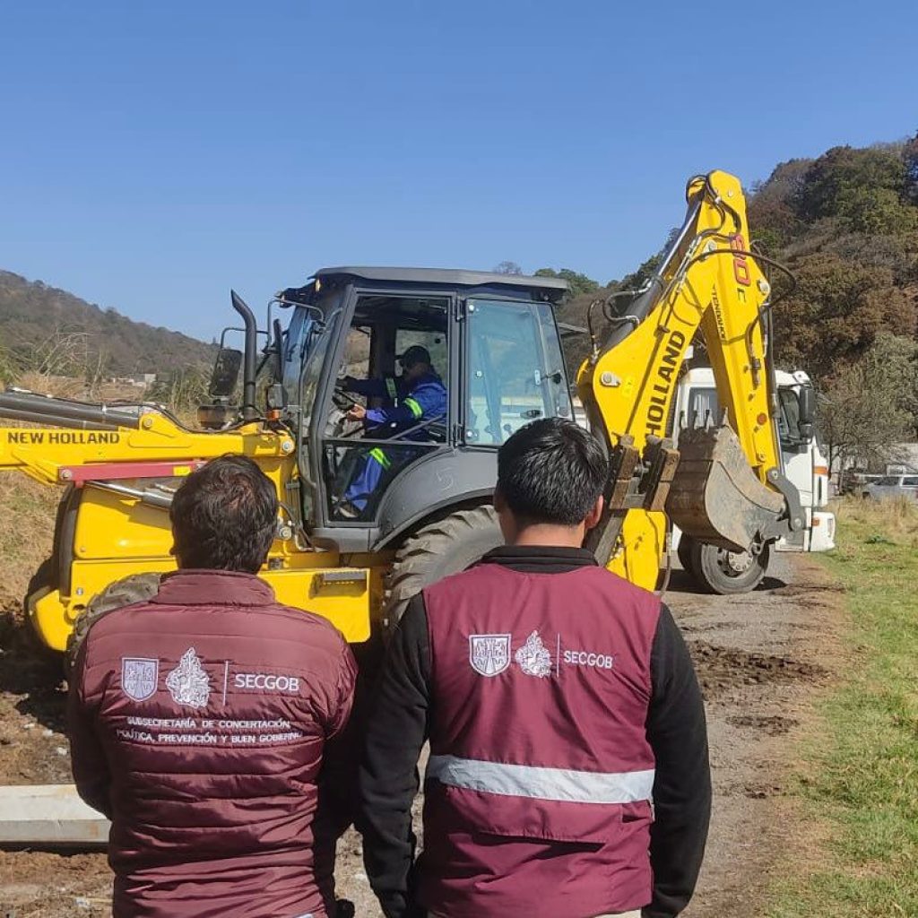 Fotografía detallada de los 2 operativos para recuperar suelo de conservación en CDMX en la zona boscosa de Tlalpan.