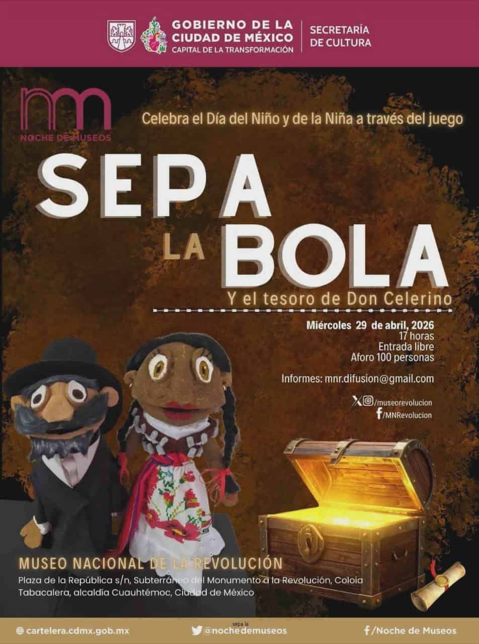 Guía completa de la Noche de Museos Abril 2026 celebrando el Día de la Niñez en recintos de la Ciudad de México.