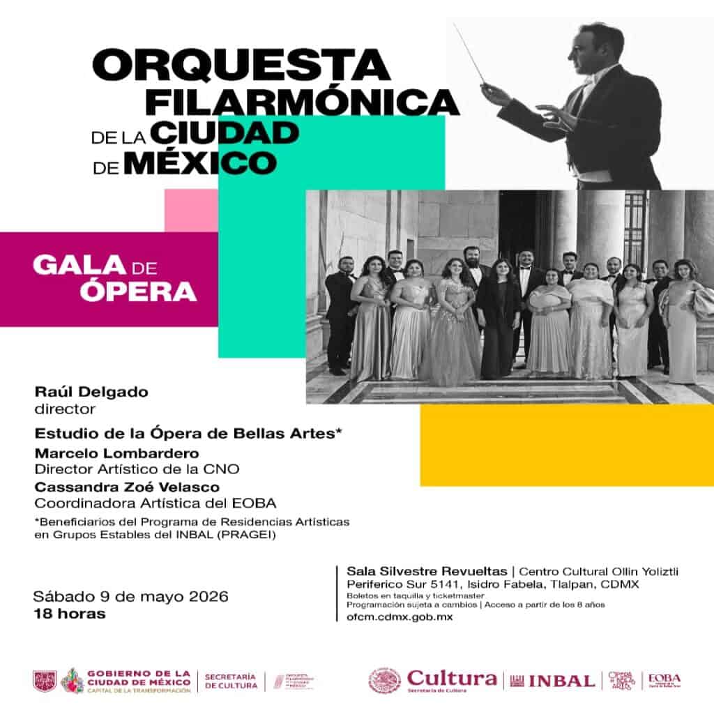 Gala de la Orquesta Filarmónica de la Ciudad de México concierto impactante.